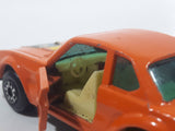 Vintage 1976 Lesney Matchbox Superfast BMW 3.0 CSL Orange Die Cast Toy Car Vehicle with Opening Doors
