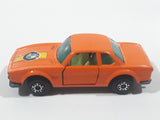 Vintage 1976 Lesney Matchbox Superfast BMW 3.0 CSL Orange Die Cast Toy Car Vehicle with Opening Doors