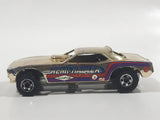 Vintage 1977 Hot Wheels Top Eliminator Hemi Hauler Gold Chrome Die Cast Toy Funny Race Car Vehicle Made in Hong Kong