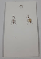 Western Cowboy Boot Shaped Dangling Metal Earrings Canadian Crafted