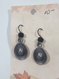 Western Cowboy Hat Shaped Dangling Metal Earrings