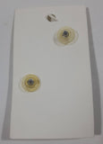 Western Ornate Circular Shaped Snap Back Metal Earrings