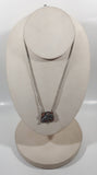 Western Copper Tone Horse Head Pendant 18" Long Metal Chain Necklace