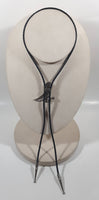 Western Cowboy Boot with Spurs Black Draw String Bolo Tie