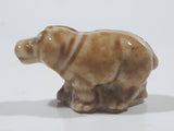 Vintage Wade England Hippo Hippopotamus Red Rose Tea Figurine Face Chip