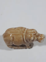 Vintage Wade England Hippo Hippopotamus Red Rose Tea Figurine Face Chip