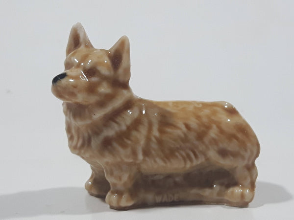 Vintage Wade England Whimsies Red Rose Tea Corgi Dog Figurine