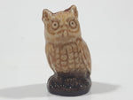 Vintage Wade England Whimsies Red Rose Tea Horned Owl Figurine