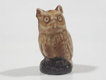 Vintage Wade England Whimsies Red Rose Tea Horned Owl Figurine