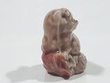 Vintage Wade England Whimsies Red Rose Tea Lemur Figurine