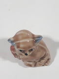 Vintage Wade England Whimsies Red Rose Tea Lemur Figurine