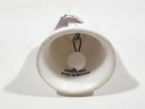 Vintage Horse Themed 2" Tall Bone China Bell