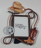 Home & Office by FGI Western Cowboy Boot and Hat Themed Metal Picture Frame