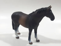 2008 Schleich Horse Brown 5 1/4" Long Toy Figure D-73527