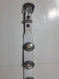 White Western Themed 35" Long Belt