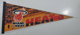 Miami Heat NBA Basketball Team Full Size 30" Long Felt Pennant