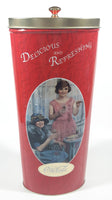 Delicious and Refreshing Drink Coca Cola In Bottles 11 1/4" Tall Tin Metal Canister