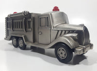 Heavy Metal 7" Long Fire Truck Coin Bank