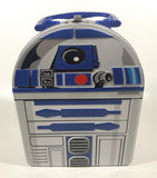 2010 LucasFilm Star Wars R2D2 Shaped Embossed Tin Metal Lunch Box