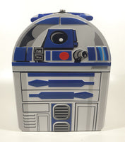 2010 LucasFilm Star Wars R2D2 Shaped Embossed Tin Metal Lunch Box