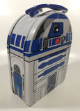 2010 LucasFilm Star Wars R2D2 Shaped Embossed Tin Metal Lunch Box