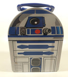 2010 LucasFilm Star Wars R2D2 Shaped Embossed Tin Metal Lunch Box