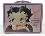 2006 King Features Syndicate Betty Boop "I feel like I'm wrapped in elegance!" Embossed Tin Metal Lunch Box