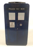 2012 BBC Doctor Who Police Public Call Box Tardis Shaped Embossed Tin Metal Lunch Box