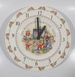 Vintage Royal Doulton The Bunnykins Teaching Clock 8" Fine Bone China Plate