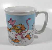 Vintage 1982 Royal Orleans United Artists The Pink Panther Collection Caution Thin Ice Hockey Themed Ceramic Coffee Mug Cup