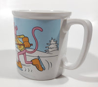 Vintage 1982 Royal Orleans United Artists The Pink Panther Collection Caution Thin Ice Hockey Themed Ceramic Coffee Mug Cup