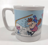 Vintage 1982 Royal Orleans United Artists The Pink Panther Collection Caution Thin Ice Hockey Themed Ceramic Coffee Mug Cup