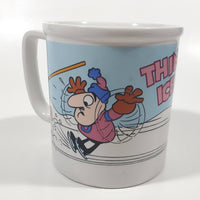 Vintage 1982 Royal Orleans United Artists The Pink Panther Collection Caution Thin Ice Hockey Themed Ceramic Coffee Mug Cup