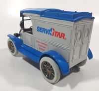 ERTL Limited Edition 1913 Ford Model T Van ServiStar Home Centers Hardware Lumber Grey and Blue 5 3/4" Long Die Cast Toy Car Vehicle Coin Bank