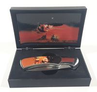 John Wayne Commemorative 440 Stainless Steel Folding Pocket Knife In Case