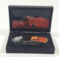 John Wayne Commemorative 440 Stainless Steel Folding Pocket Knife In Case