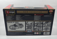 Rare Version Burago Gold Collection Porsche 911 Turbo Dark Blue 1/18 Scale Die Cast Toy Car Vehicle New in Box