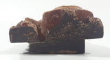Vintage Syroco "Give Your Pipe A Rest" Dog Shaped 6" Tall Heavy Wood Pipe Rest
