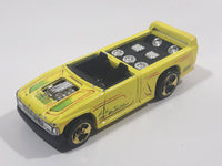 1998 Hot Wheels Low 'N Cool Sonic Special Bright Yellow Die Cast Toy Car Vehicle