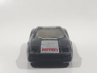 1986 Matchbox Ferrari Testarossa Black Die Cast Toy Car Vehicle