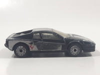 1986 Matchbox Ferrari Testarossa Black Die Cast Toy Car Vehicle