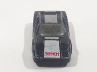 1986 Matchbox Ferrari Testarossa Black Die Cast Toy Car Vehicle