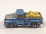 1982 Hot Wheels '56 Hi-Tail Hauler Blue Ford Pickup Truck Die Cast Toy Car Vehicle