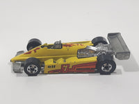 1983 Hot Wheels Turbo Streak Yellow Die Cast Toy Race Car Vehicle BW