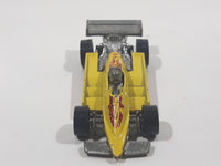 1983 Hot Wheels Turbo Streak Yellow Die Cast Toy Race Car Vehicle BW
