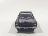 ERTL RC2 1964 1965 Ford Mustang Vancouver Canucks NHL Ice Hockey Team Dark Blue Die Cast Toy Car Vehicle with Opening Hood