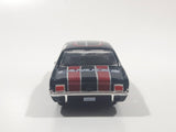 ERTL RC2 1964 1965 Ford Mustang Vancouver Canucks NHL Ice Hockey Team Dark Blue Die Cast Toy Car Vehicle with Opening Hood