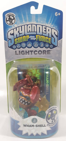 2013 Activision Skylanders Swap Force Lightcore "Wham-Shell" 3" Tall Light Up Figure with Trading Card New in Package