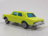 Vintage Summer Marz Karz 688 Mercedes Benz 240 D Sedan Number 6 Winner Fluorescent Yellow Die Cast Toy Car Vehicle