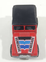 Majorette No. 290 & No. 244 Jeep CJ 4x4 Red 1/54 Scale Die Cast Toy Car Vehicle